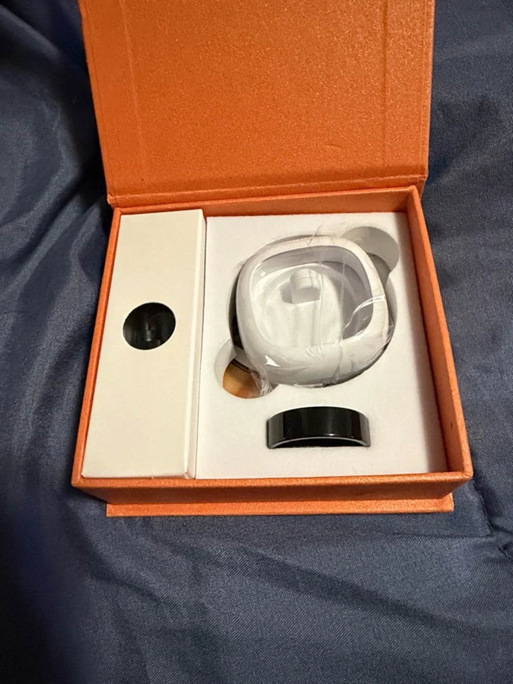 Smart Health Wearable Ring in Orange